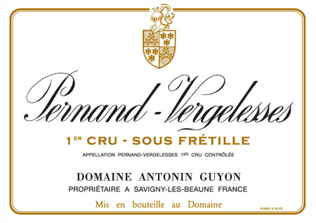 Domaine Antonin Guyon Pernand Vergelesses 1er Cru Sous Fretille 2022