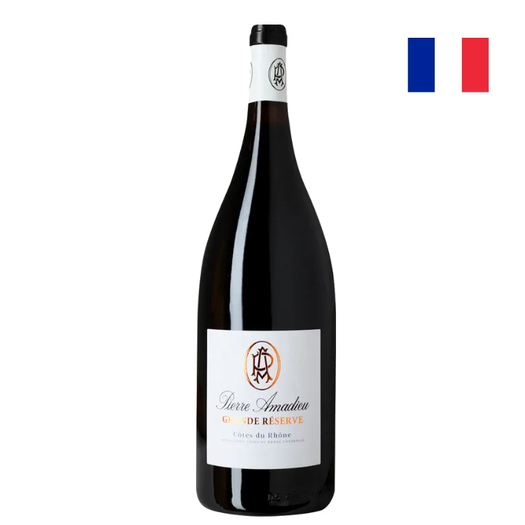 Pierre Amadieu Cotes du Rhone Grande Reserve Rouge 2022 1.5ltr Magnum bottle, red wine from france