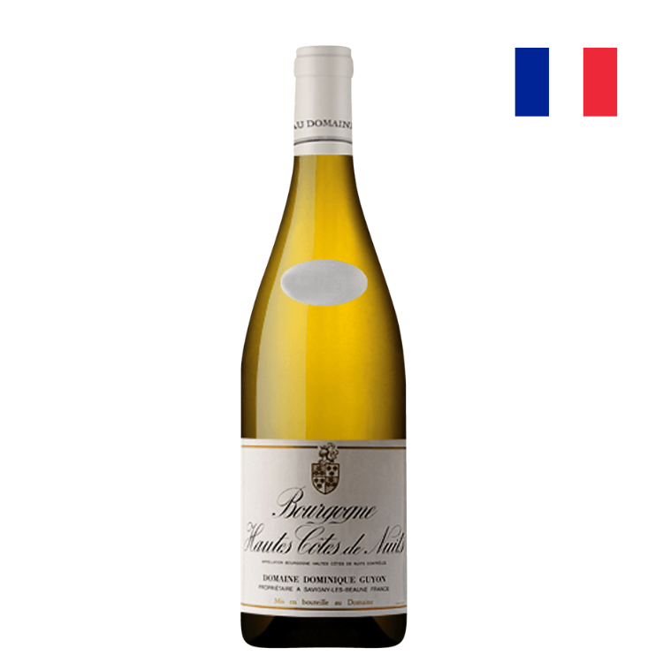Bottle of Domaine Antonin Guyon Bourgogne Hautes-Côtes de Nuits Blanc 2023 Chardonnay white wine from Burgundy, France