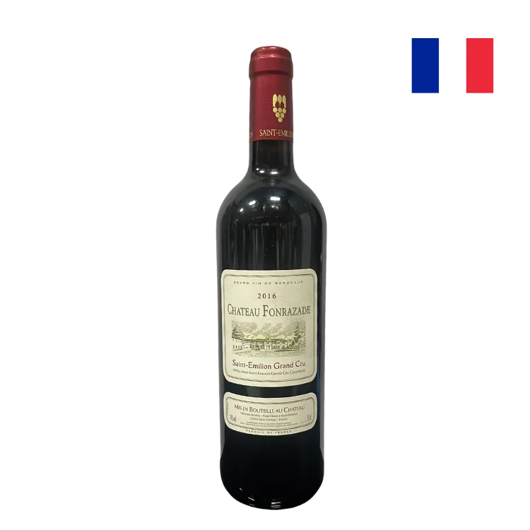 Château Fonrazade 2016 750ml, bordeaux red wine