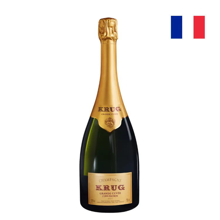 Krug Grande Cuvée 173ème Edition Champagne MV with Luxury Gift Box, Exclusive Champagne