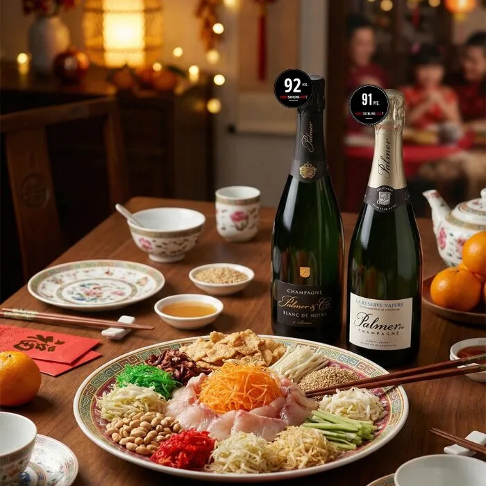 Champagne Palmer La Reserve Nature & Champagne Palmer Blanc De Noirs